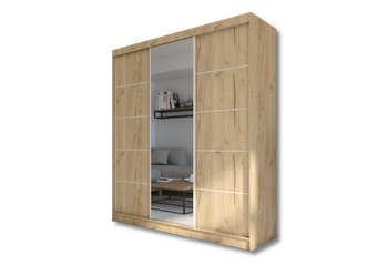 Szafa przesuwna Elata 180 cm dąb artisan