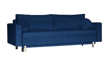 Kanapa z funkcją spania Bergen - kolor granatowy