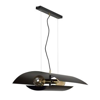 QUDO 2 BLACK 620/2 oryginalna lampa wisząca czarna złote dodatki LOFT unikalny design