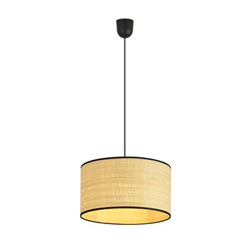 ASTON 1 RATTAN 1149/1 lampa wisząca regulowana abażur dużo światła