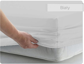 Prześcieradło BAWEŁNIANE białe - 60 x 120