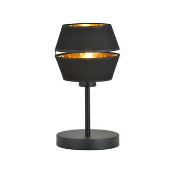 PIANO LN1 BLACK/GOLD 1183/LN1 lampa wisząca czarna z abażurem złoty środek