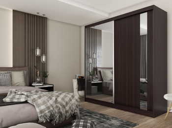 Szafa przesuwna Malva 200 cm wenge