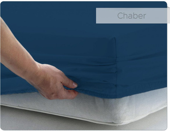 Prześcieradło BAWEŁNIANE chabrowe - 140 x 200