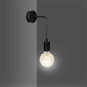 MULTIPO K1 BLACK 696/K1 kinkiet na ścianę regulowany uniwersalny nowoczesny wygląd czarny