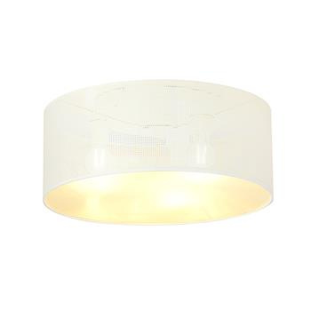 ASTON 3 WHITE/GOLD 1147/3 lampa sufitowa plafon abażur dużo światła