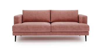 Kanapa w stylu industrialnym Luxo 2S - kolor różowy