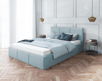 Łóżko tapicerowane FRESIA - TRINITY (MIĘTOWY) - 160 x 200