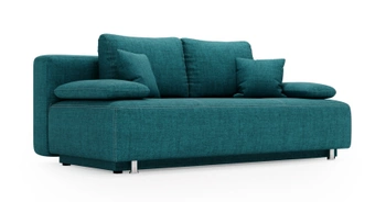 Kanapa z funkcją spania Belixa - kolor turkusowy