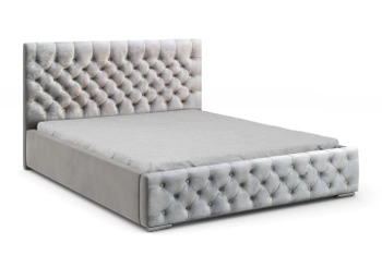 Łóżko tapicerowane z pojemnikiem - BELLA 140x200 cm