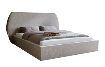 Łóżko tapicerowane z pojemnikiem na pościel - BOOM 160x200 cm