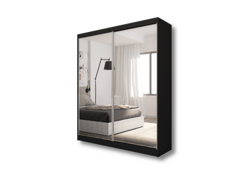 Szafa przesuwna Elata160 cm czarny