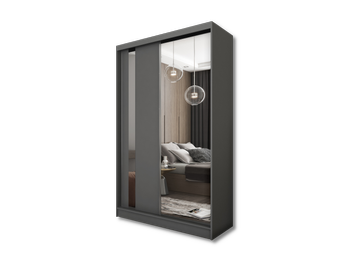 Szafa przesuwna Malva 150 cm grafit