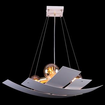 SOFIX 3 WHITE 606/3 oryginalna lampa wisząca biała złote elementy dekoracyjne