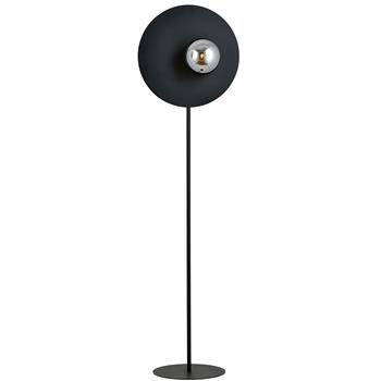 OSLO LP1 BLACK/GRAFIT 1186/LP1 nowoczesna lampa podłogowa szklany klosz