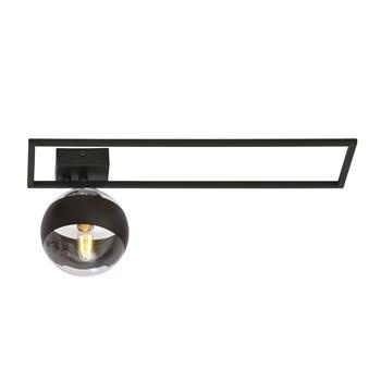 IMAGO 1B BLACK/STRIPE nowoczesny plafon sufitowy klosz