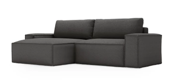 Narożnik Yumay- nowoczesna sofa z funkcją spania - kolor szary