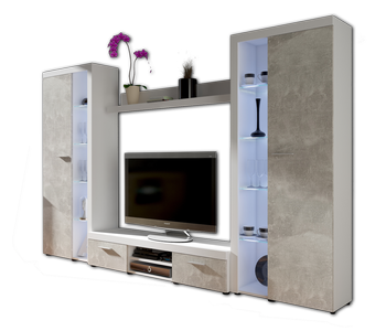 Meblościanka, zestaw mebli do salonu Remo XL