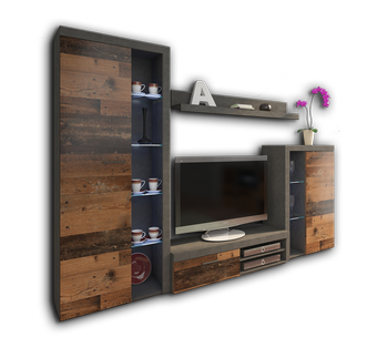 Meblościanka, zestaw mebli do salonu Remo