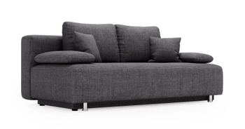 Kanapa z funkcją spania Belixa - kolor ciemny szary