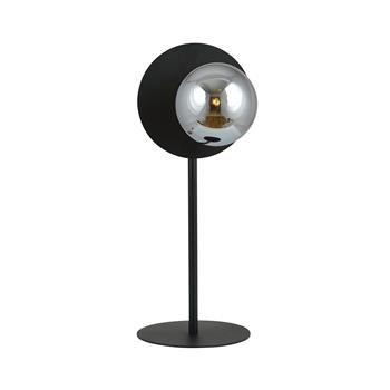 OSLO LN1 BLACK/GRAFIT 1186/LN1 lampka nocna szklany klosz