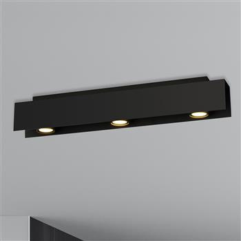 KENNO 3 BLACK 1141/3 plafon sufitowy nowoczesny spot halogen