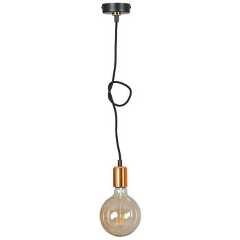 UNIVERSAL 1 BLACK 260/1 lampa wisząca regulowana w stylu industrialnym miedź czarna