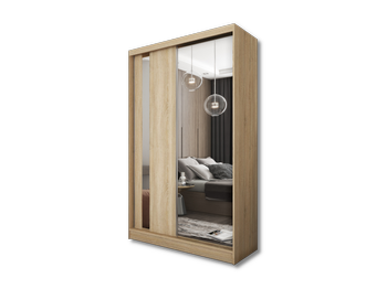 Szafa przesuwna Malva 150 cm dąb sonoma