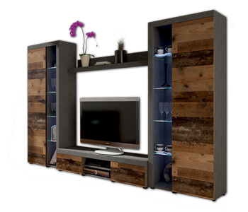 Meblościanka, zestaw mebli do salonu Remo XL