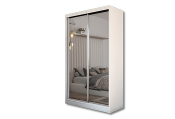 Szafa przesuwna Elata 120 cm biały