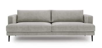 Nowoczesna kanapa Luxo 3S - kolor szary