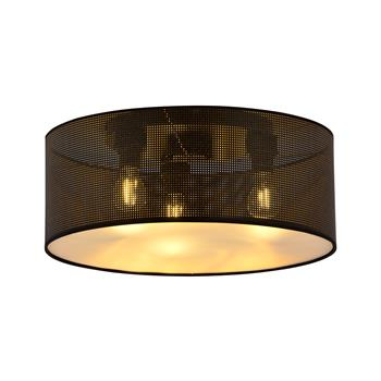 ASTON 3 BLACK/GOLD 1148/3 lampa sufitowa plafon abażur dużo światła