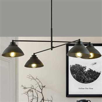 MAVERICK 4 BLACK 1112/4 nowoczesna lampa sufitowa
