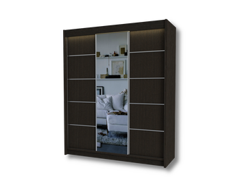 Szafa przesuwna Opal 180 cm wenge