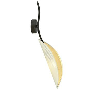 LOTUS K1 WHITE/GOLD 1107/K1 kinkiet ścienny oryginalny Design abażur