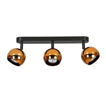 ELEKTRA 3 COPPER 378/3 nowoczesny spot sufitowy miedziane regulowane kulki LED
