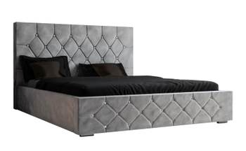 Łóżko tapicerowane z pojemnikiem - TITANIA 140x200 cm