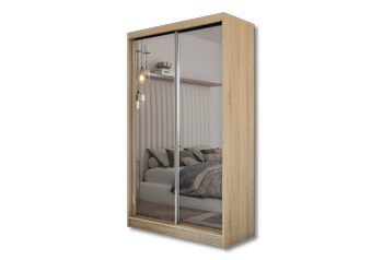 Szafa przesuwna Elata 150 cm dąb sonoma