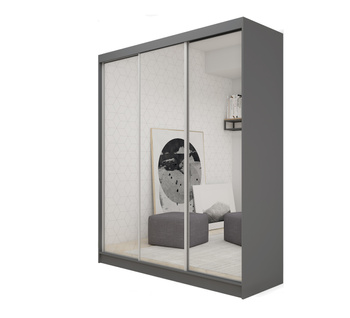 Szafa przesuwna Elata 180 cm grafit