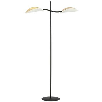 LOTUS LP2 WHITE/GOLD 1107/LP2 lampa podłogowa oryginalny Design abażury