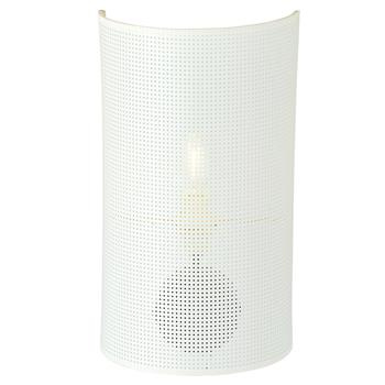 ASTON K1 WHITE/GOLD 1147/K1 kinkiet ścienny abażur dużo światła