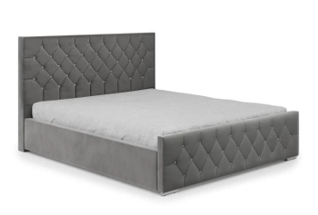 Łóżko tapicerowane z pojemnikiem - AURORA 140x200 cm