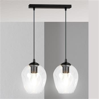 ISTAR 2 BL TRANSPARENT 679/2 lampa wisząca żyrandol nowoczesny klosze NOWOŚĆ