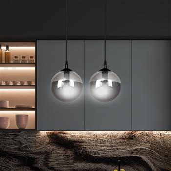 COSMO 2 BL GRAFIT 712/2 lampa wisząca klosze kule regulowana wysokość nowoczesna