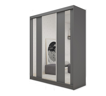 Szafa przesuwna Malva 180 cm Grafit