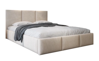 Łóżko tapicerowane z pojemnikiem - MERIDIAN 160x200 cm
