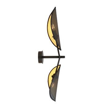 VENE K2 BLACK/GOLD 1158/K2 kinkiet ścienny oryginalny design abażury