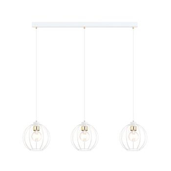 GINO 3 WHITE/GOLD 1223/3 lampa wisząca regulowana czarna styl loftowy