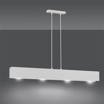 GENTOR 4 WHITE 673/4 oryginalna lampa wisząca biała LOFT regulowana metalowa DESIGN