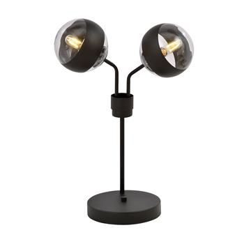 NOVA LN2 BLACK/STRIPE 1139/LN2 nowoczesna lampka nocna klosze